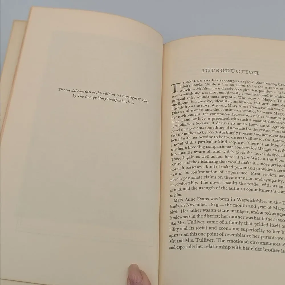 The Mill on the Floss – George Eliot | Heritage Press Illustrated Hardcover